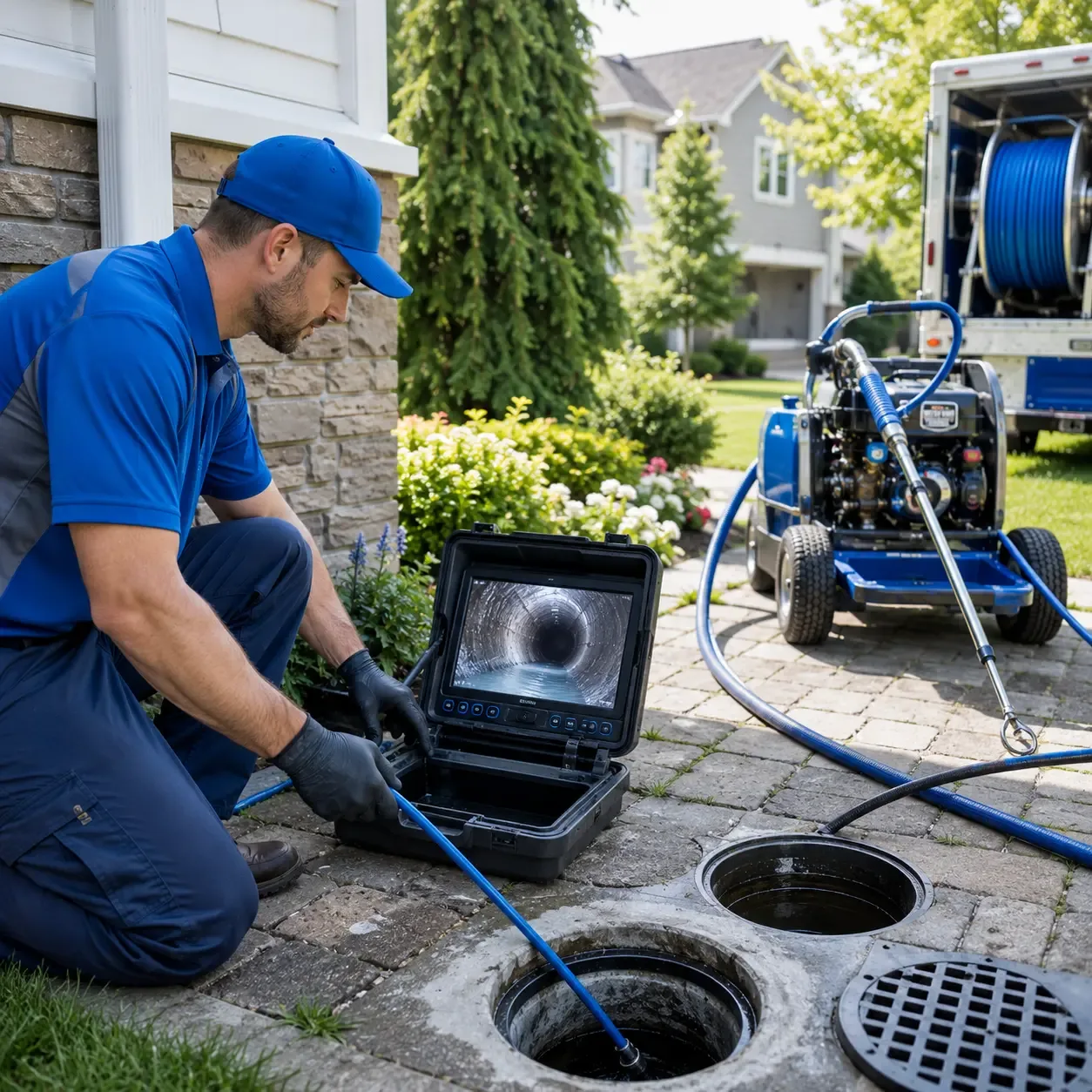 Outdoor drain cleaning professionals serving Addison, TX